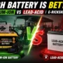 Lithium battery vs lead acid battery comparison for e-rickshaw