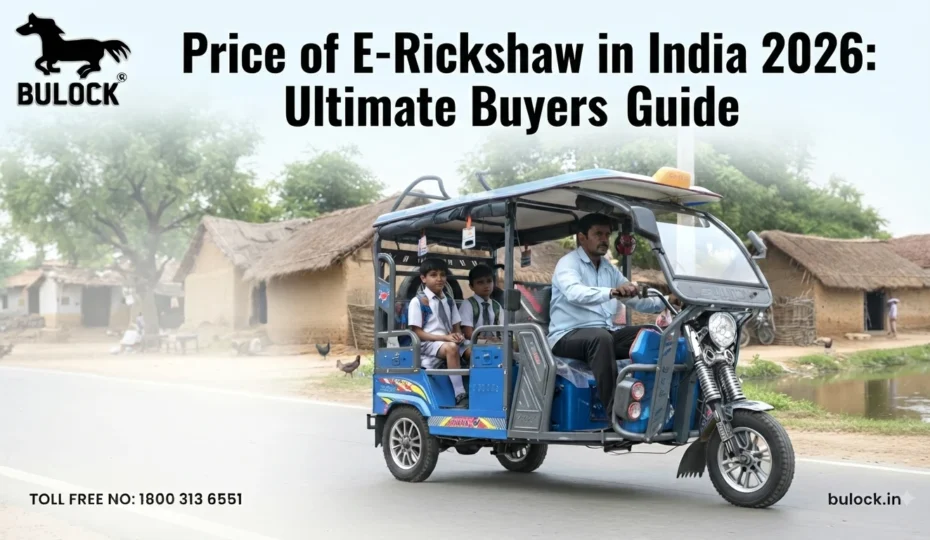 E-rickshaw price in India 2026 – electric rickshaw buying guide