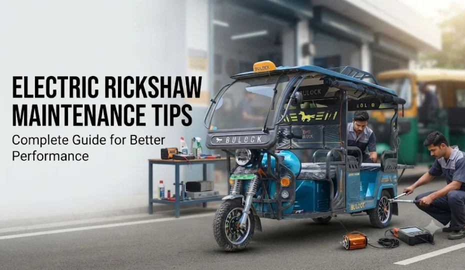Maintenance of electric rickshaw with battery and vehicle care tips